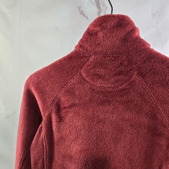 Patagonia Jacket Womens Small Red Fleece Full Zip Micro Grid R2 Regulator - Picture 6 of 14